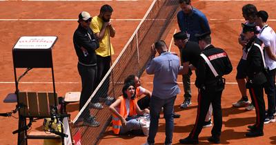 Klímaaktivisták akciója szakította félbe a római tenisztornát