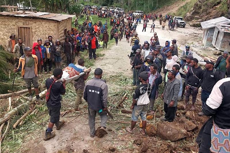 Tragédia Pápua-Új-Guineában: több mint 300 ember vesztette életét földcsuszamlásban