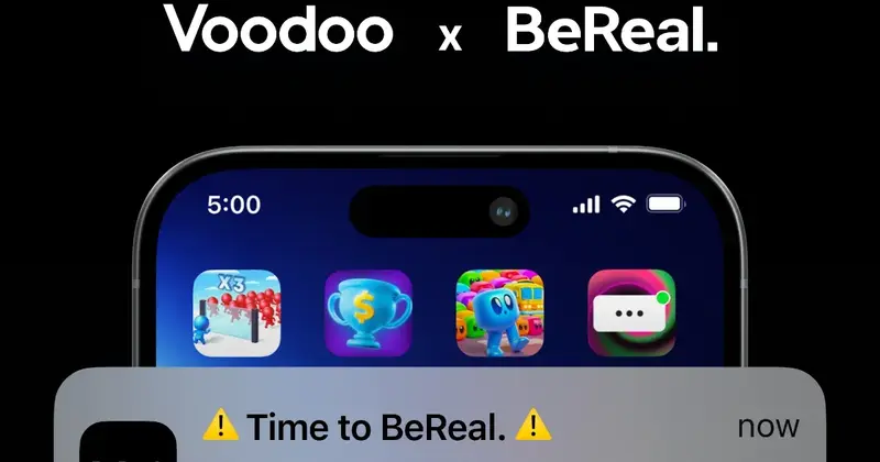 A BeReal alkalmazást 500 millió euróért vásárolta meg a Voodoo