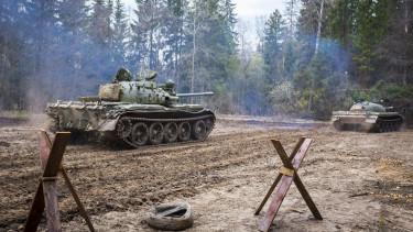 Az oroszok múzeális harckocsikat vetnek be Ukrajnában
