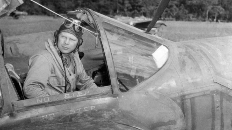 A második világháborús hős pilóta elveszett gépének roncsait találták meg