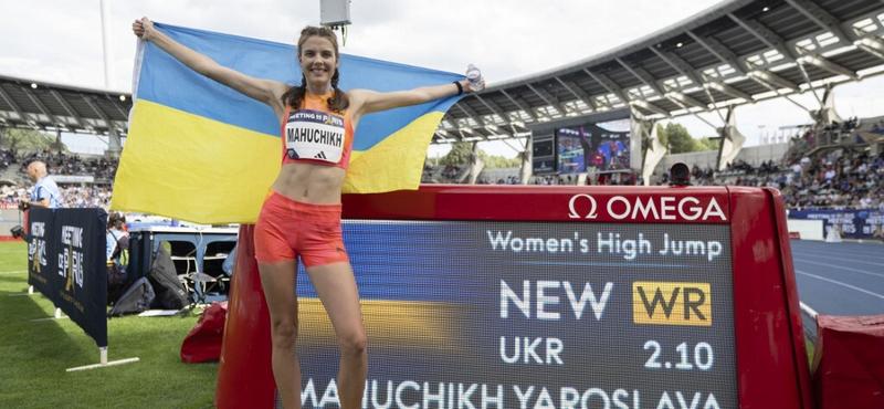 Jaroszlava Mahucsih megdöntötte a női magasugrás 37 éves világcsúcsát