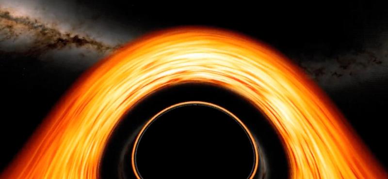 A NASA szimulációja megmutatja, mi történik a fekete lyuk közelében
