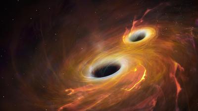 Ősi fekete lyukak összeütközését figyelték meg a James Webb űrteleszkóppal