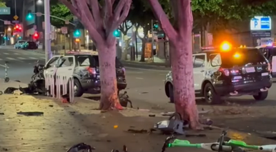 Dramatikus rendőrautó-lopás Los Angeles belvárosában