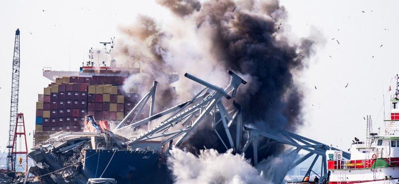 A baltimore-i híd összeomlása után a Dali hajó elhagyta a kikötőt