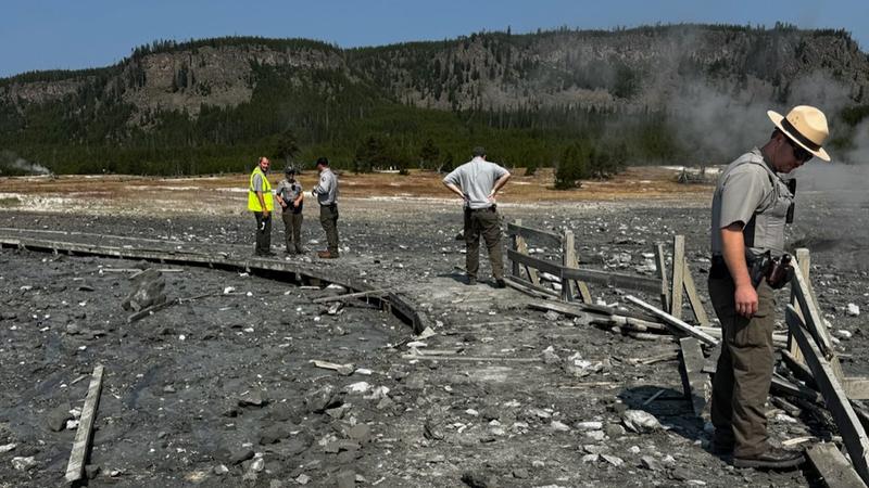 Hidrotermális robbanás miatt zárták le a Yellowstone egy részét