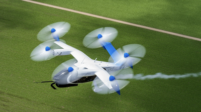 Joby Aviation hidrogénhajtású elektromos légitaxi sikeres tesztrepülése