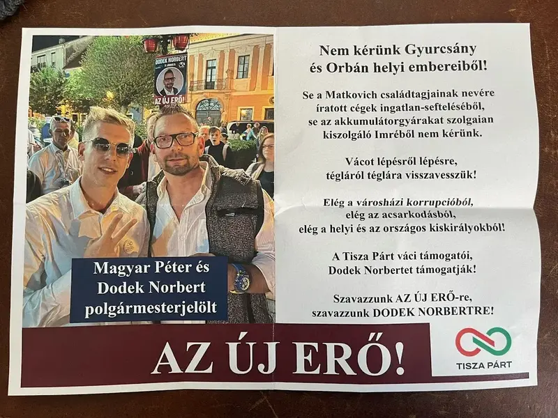 A Tisza Párt cáfolja Dodek Norbert támogatottságát és jogi lépéseket fontolgat