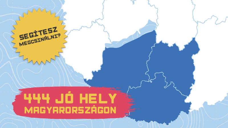 Fedezd fel Magyarország csodáit a frissített 444 útikönyvvel