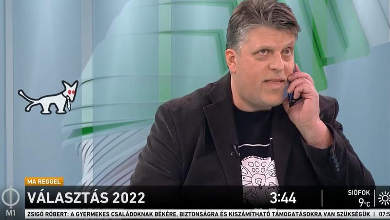 Bruti, a humorista képviseli a Kétfarkú Kutya Pártot a köztévés EP-vitán