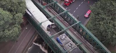 Legalább 90 sérült egy Buenos Aires-i vonatbalesetben