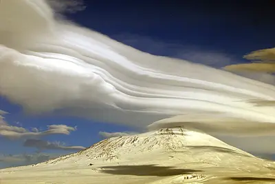 Az Erebus vulkán aranyat okád naponta az Antarktiszon