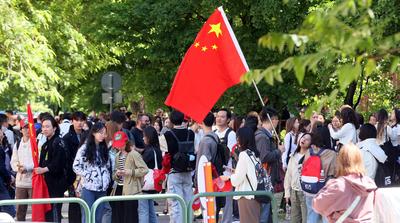 Hszi Csin-ping kínai elnök a Neptun utcában tett látogatást