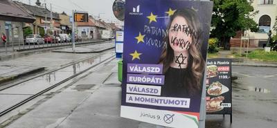Donáth Anna plakátját megrongálták Budapesten