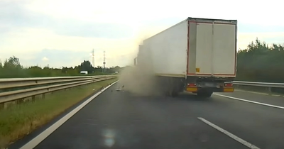 Kamion sofőr hősies beavatkozása az M7-es autópályán